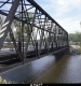 Steel Truss Bridge in Swanton on US Route 7, Side View of Bridge
