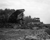 Excavation Machinery in Berlin, Dump Truck and Plow