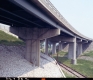 US Route 4 in West Rutland, View of Underside of Bridge from Rocky Slope