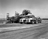 Construction Site in Burlington, Close Up of Trucks