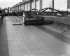 Concrete Screening Machine on Norwich-Thetford Section of I-91, Placing Median Forms in Place