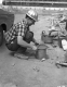 Concrete Screening Machine on Norwich-Thetford Section of I-91, Man Testing Concrete 1