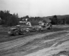 Tractors at  I-91 Construction