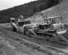 Tractors at  I-91 Construction