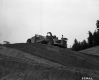 Tractor on I-91 Slope