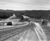 Trucks at I-91 Construction