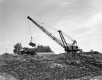 Crane and Dump Truck