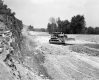 Tractors at I-91 Construction