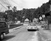 Cars on Bridge with Sidewalk