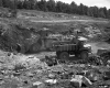 Truck and Tractor at I-91 Construction