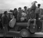 Children in Back of Truck, Clean Up Day