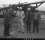 Gov. Davis at Airfield in Newport, 1
