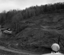 Bishop Pit in West Haven, Trucks Parked in front of Pit and Man of Access Road