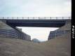 Completed Burlington Beltway Bridges, View from Slope (Color)
