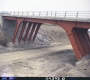 Unpaved Lanes of I-91 and Bridge in Derby (Color) 2