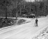 Surveyor on Dirt Road