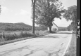 Barn by Paved Road