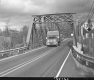 Truck on Steel Truss Bridge