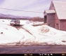 Van by Barn