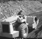 Steam Roller on Road Construction