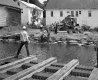 Brookfield Floating Bridge Construction