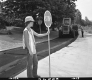 Woman Directing Traffic