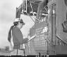 Woman at Truck Weighing Station