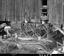 Covered Bridge Renovations on the Hyde/Kingsbury Bridge in Randolph, Side View with Construction Machines