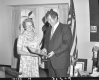 Governor Snelling Presenting Award To Helen McQuesten