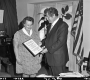Governor Snelling Presenting Award To  Hildegard Triplett