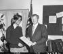 Governor Snelling Presenting Award To Peter Roberts