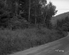Dirt road lines with utility lines