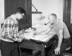 Two engineers at desk