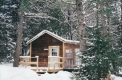 Cabin C in the winter