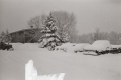 Winter Parking Lot at Cedar Lodge