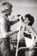 A woman getting ready for physiological testing