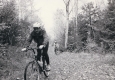 Fall trail bicycling
