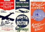 Timetable Brochures for Central Vermont Airways