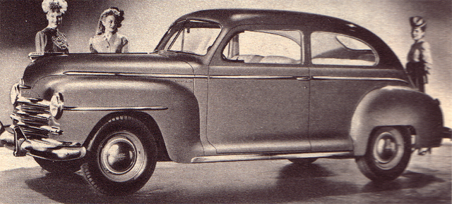 1940s Automobile with Chrome Detail