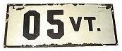 1906 License Plate