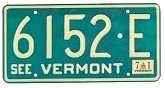 1969 License Plate