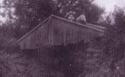 King Post Truss Clad on Sheathing Boards