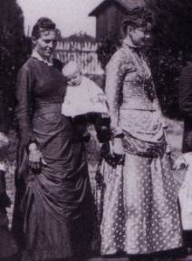 1880s Draped Skirt