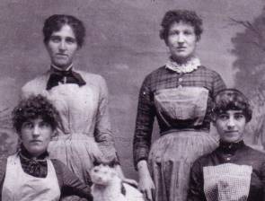 Late 1880s Long Bangs