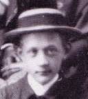 1880s Straw Sailor Hat