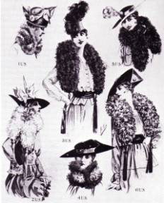 1910s Feather Boas