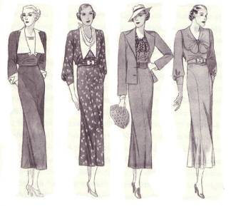 1930s Long, Slim Look