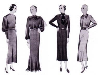 1930s Long, Slim Look