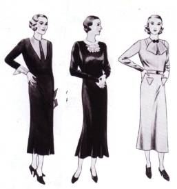 1930s Long, Slim Look
