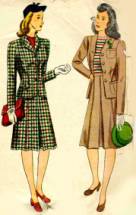 1940s Women's Fashions